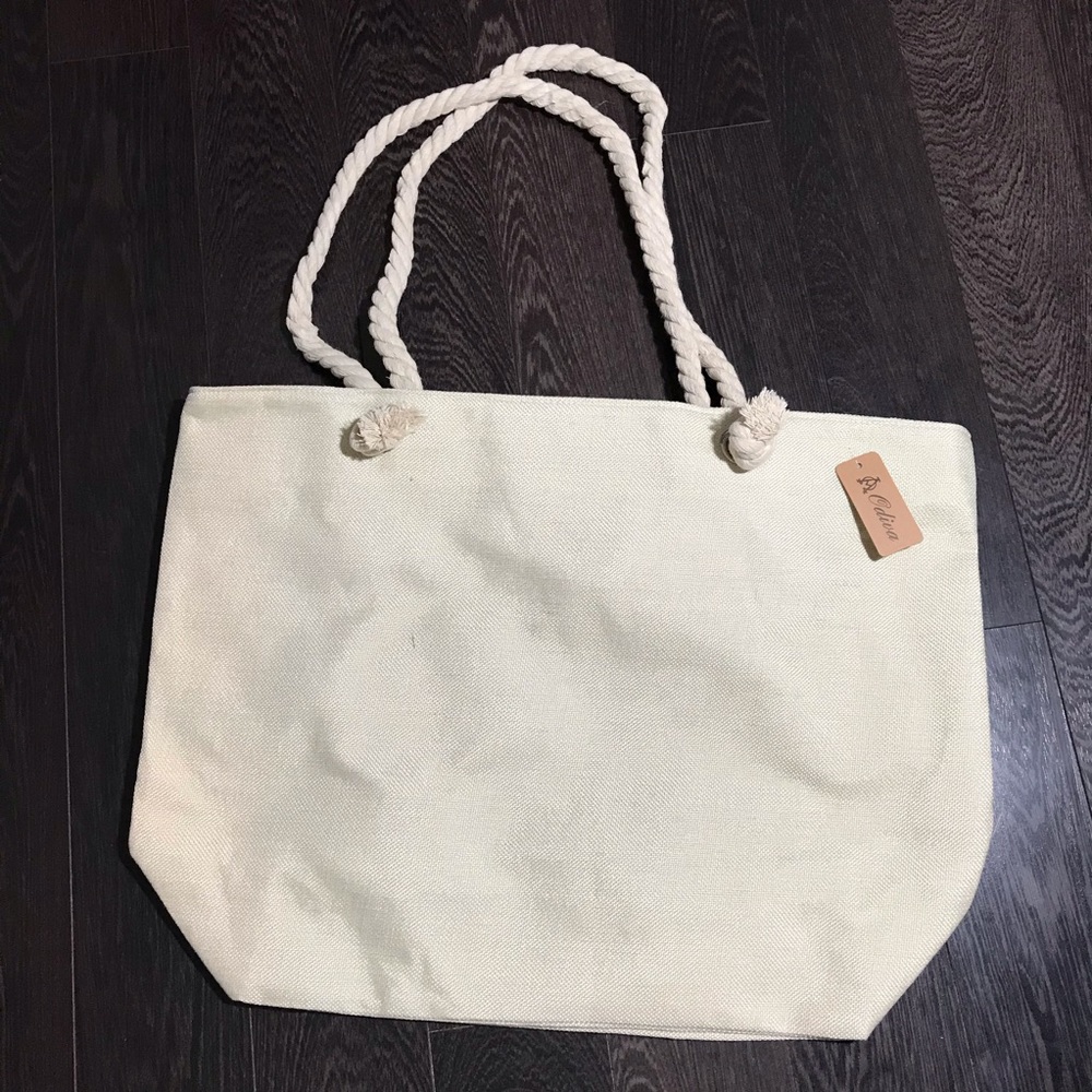 Mermaid Pink Beach Tote - slight flaw - Picture 7 of 7